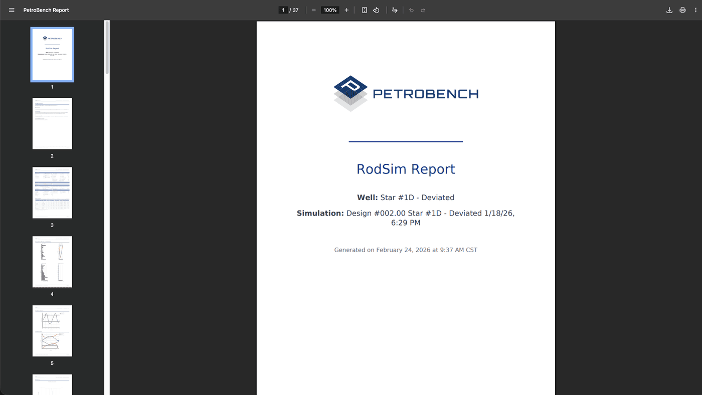 Professional branded report cover